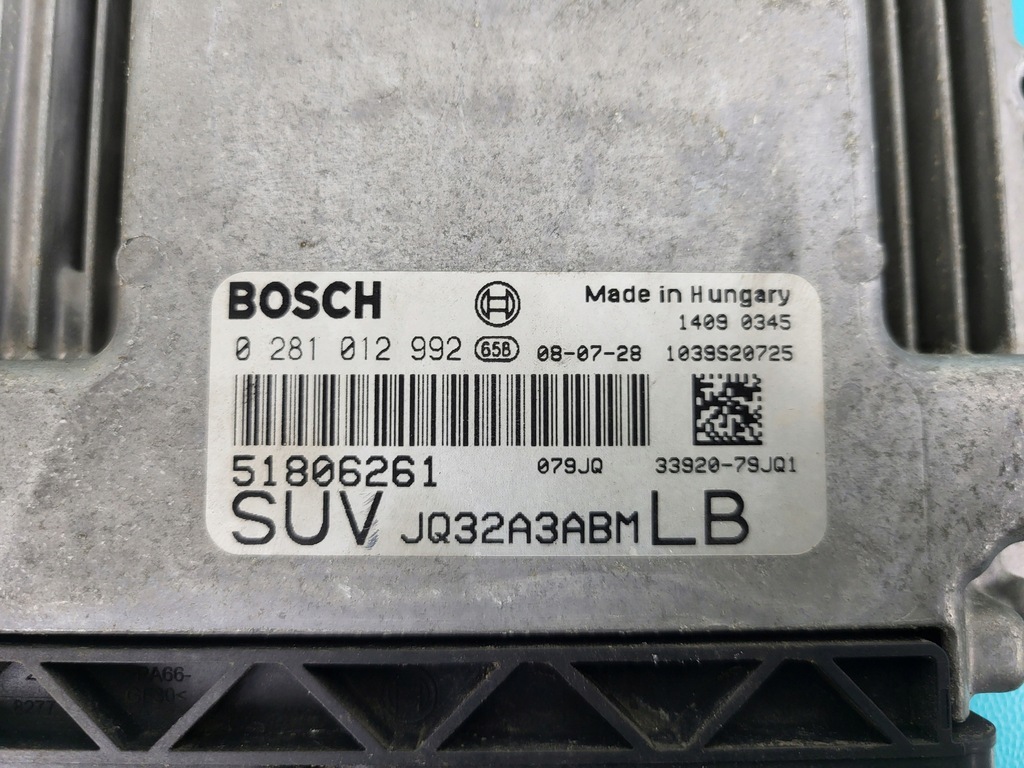 фото №6, Fiat sedici suzuki sx4 08r 1.9 ddis d19ss 120 km бортовий комп'ютер замок запалювання набір