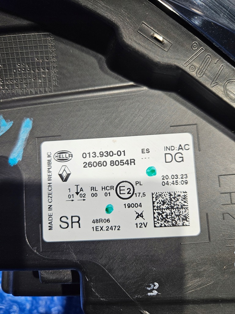 фото №8, Лампа левая renault captur ii full led 260608054r