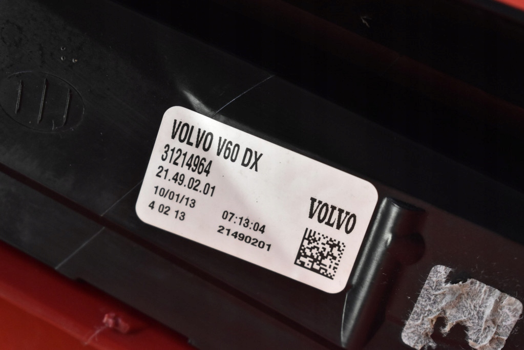 фото №9, Лампа правая задняя задняя 31214964 volvo v60 1 i 10-13