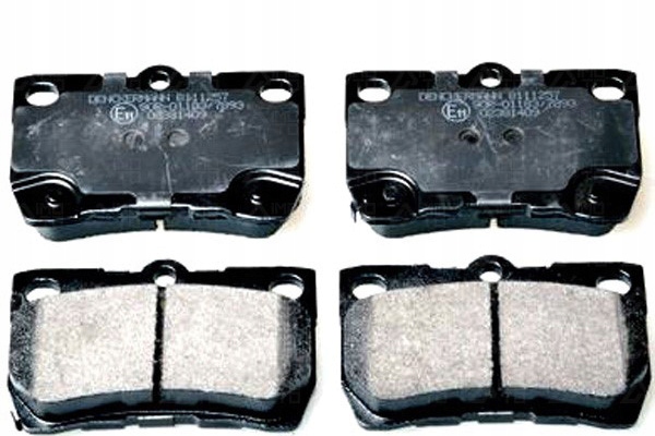 фото №1, Тормозные колодки тормозные задняя lexus gs 05- is ii 05- dencke