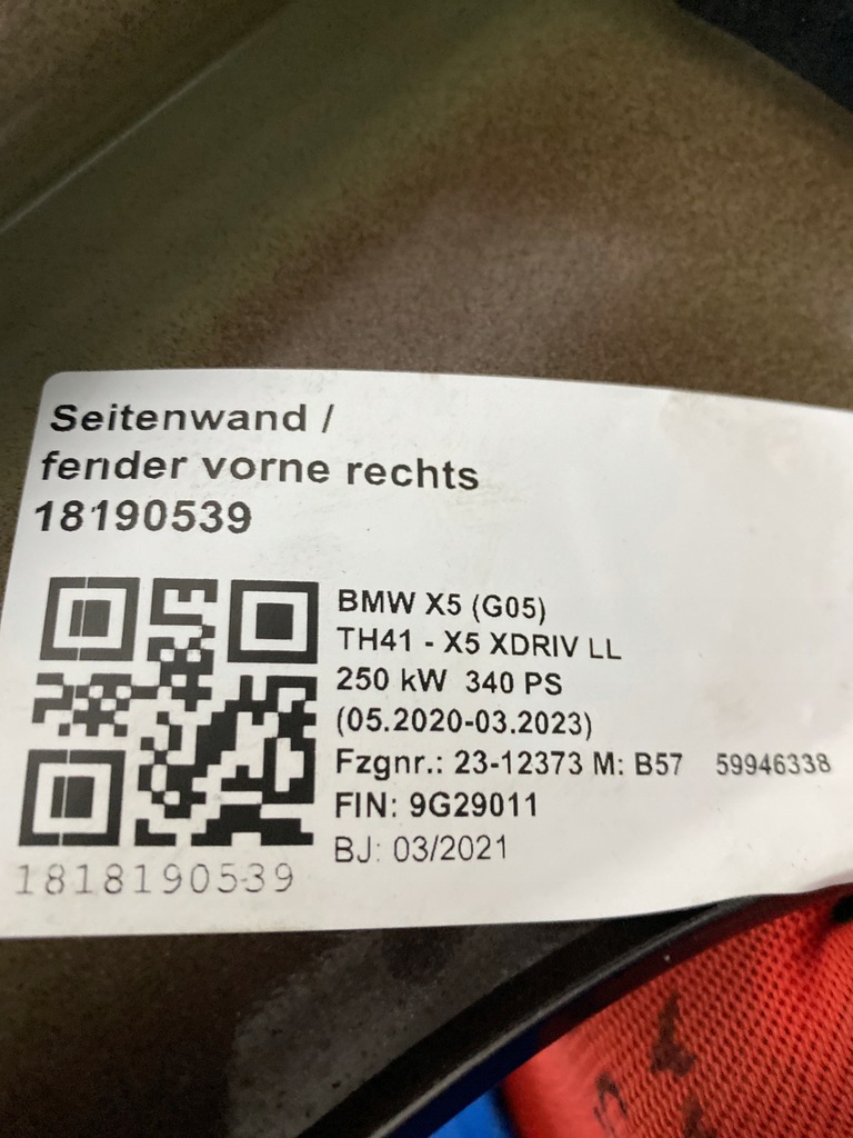 фото №6, Капот крыло бампер pas лампы bmw x5 g05