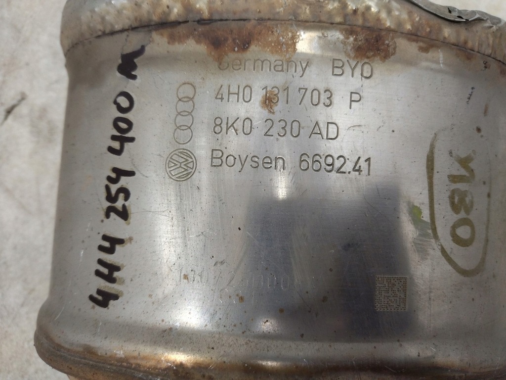 фото №7, 4h4254400m катализатор фильтр dpf выхлоп 3.0 tdi audi a8 d4 2010-2017r long