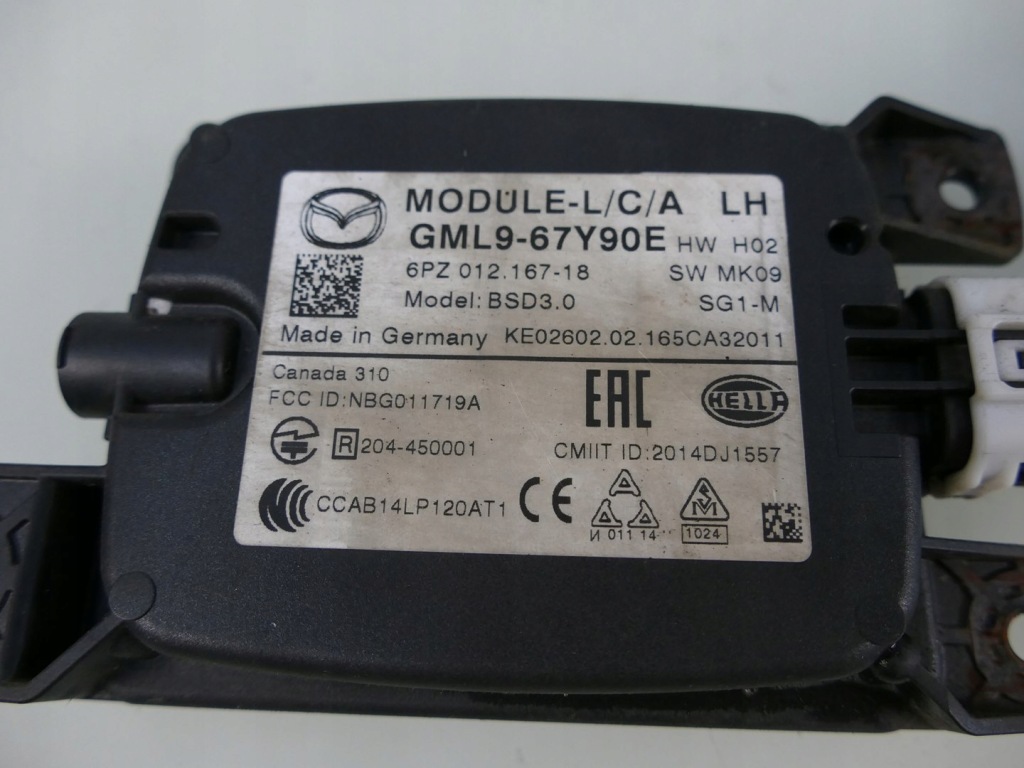 фото №5, Mazda 6 iii gj lift датчик мертвого pola радар левый задняя