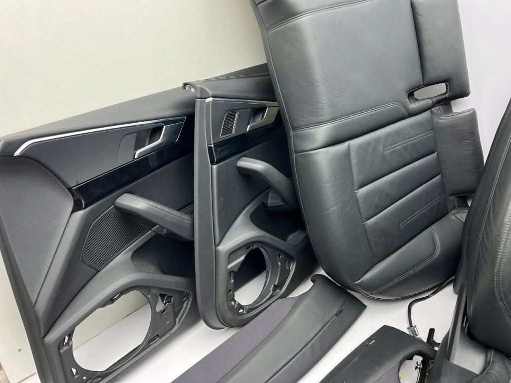 фото №10, Audi a4 b9 8w9 kombi avant салон кожаный сиденья заднее сиденье комплект демонтаж