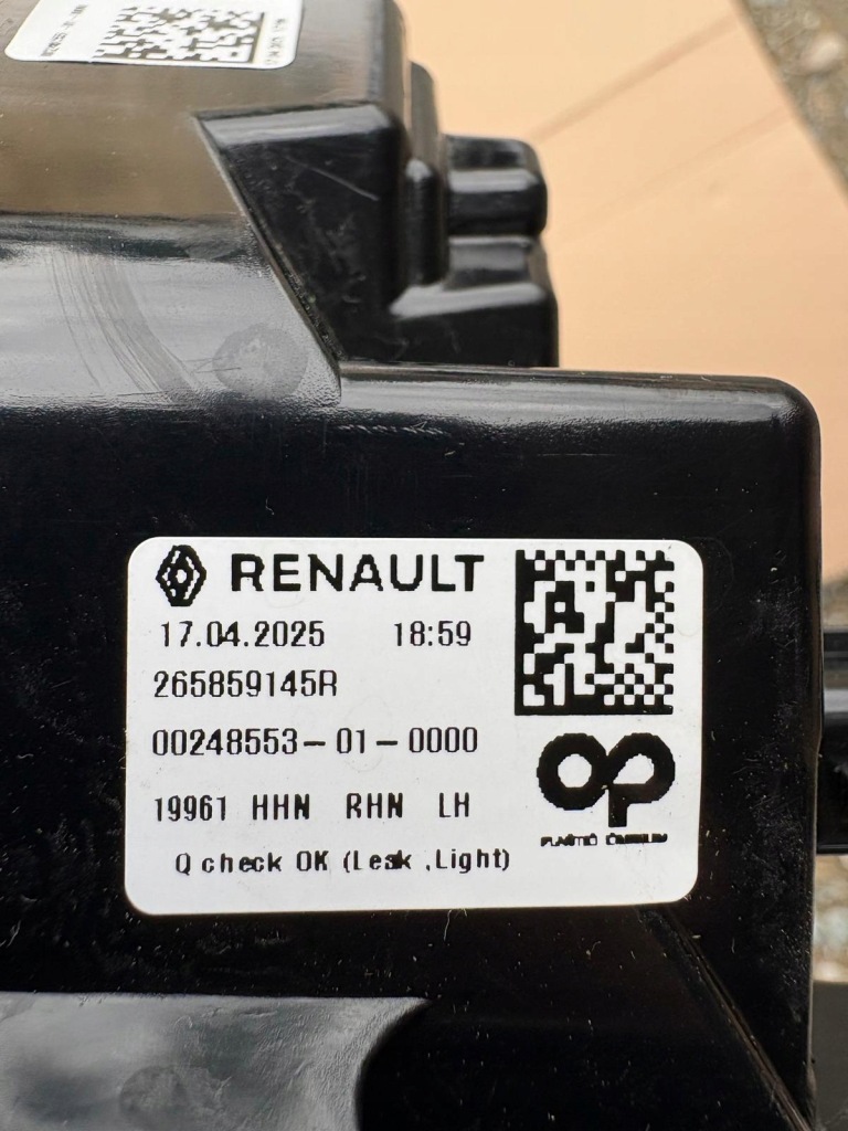 Лівий протитуманна фара led протитуманний renault austral espace 6 e-tech 265859145r в Україні