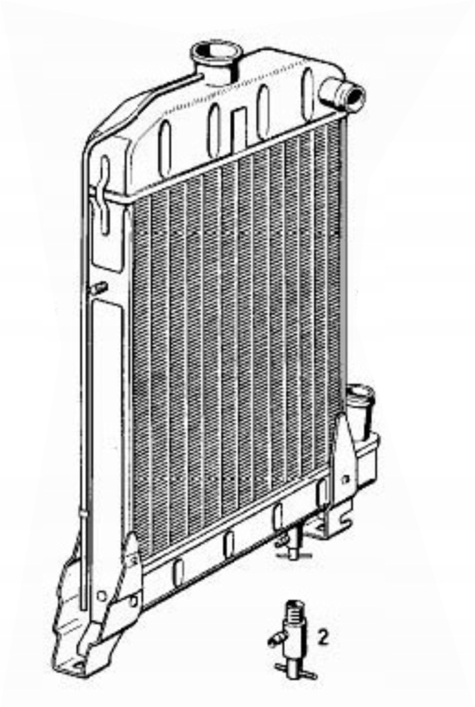 Радиатор воды mercedes w120 w121 усилитель бампера оригинал! Киев