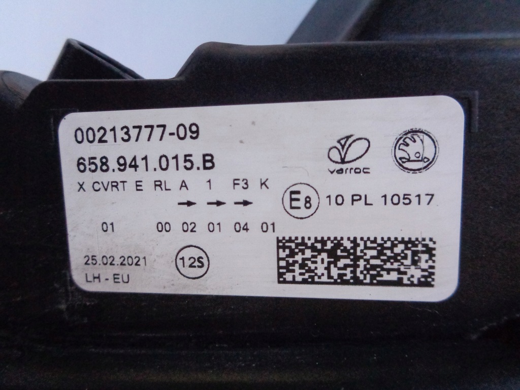 фото №9, Лампа ліва фара skoda kamiq 658 18- full led