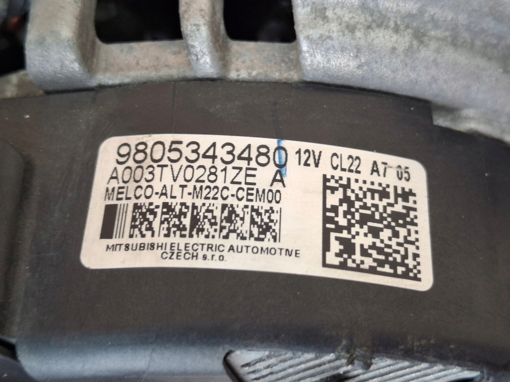 Ducato jumper boxer 2.0 2.2 генератор оригинал 9805343480 Киев