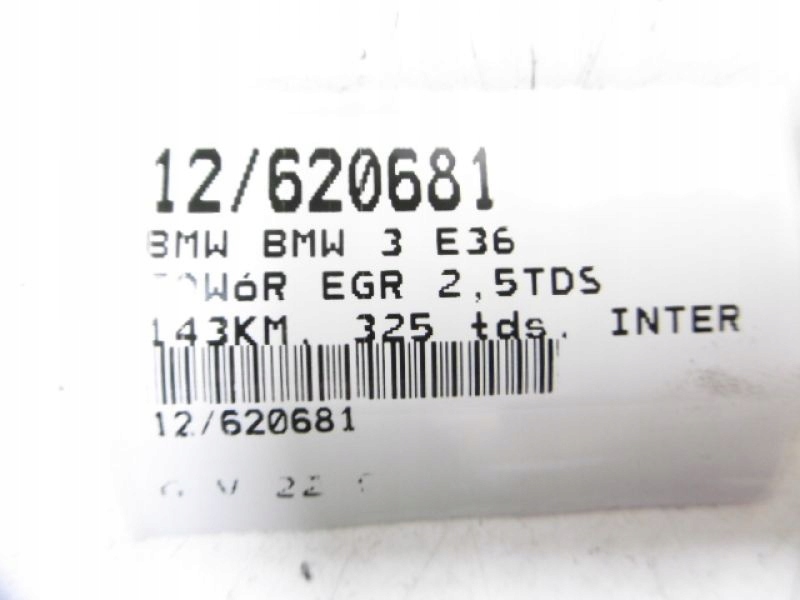 фото №8, Bmw 3 e36 клапан egr 2,5tds 2246145