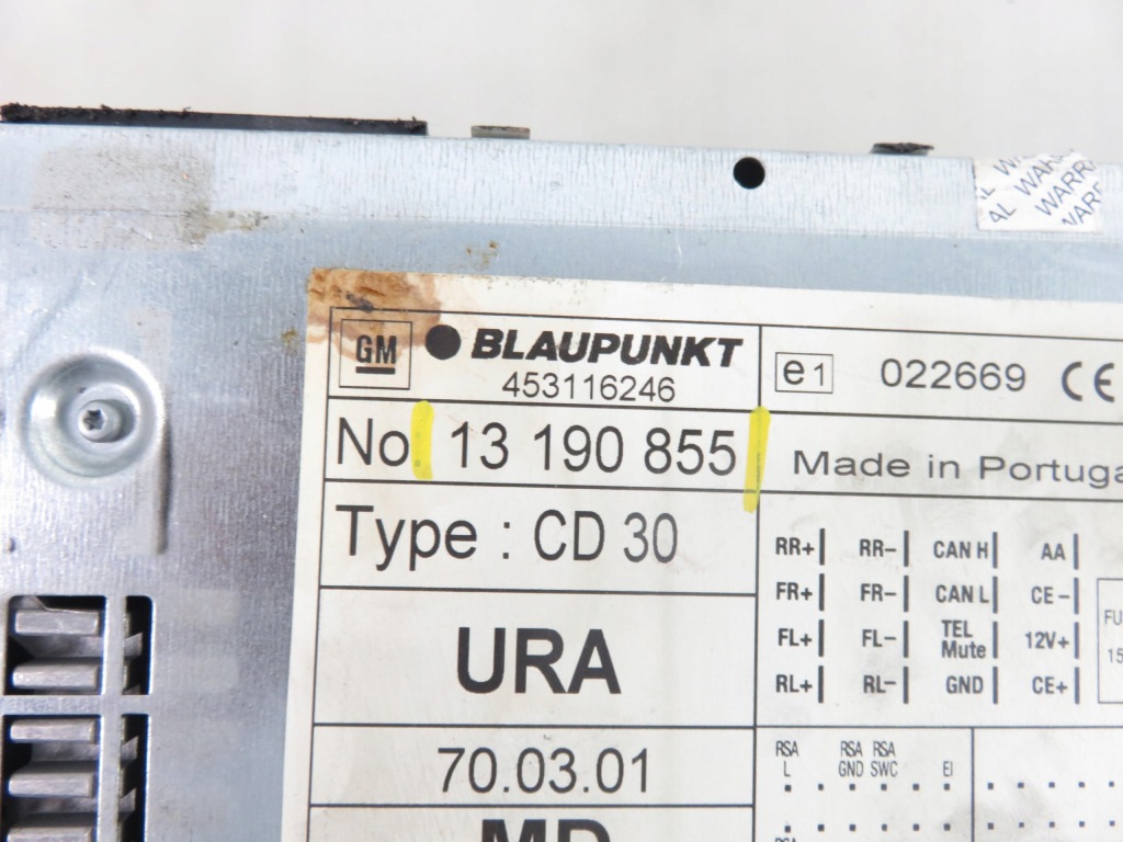 фото №3, Радио opel meriva a 13190855