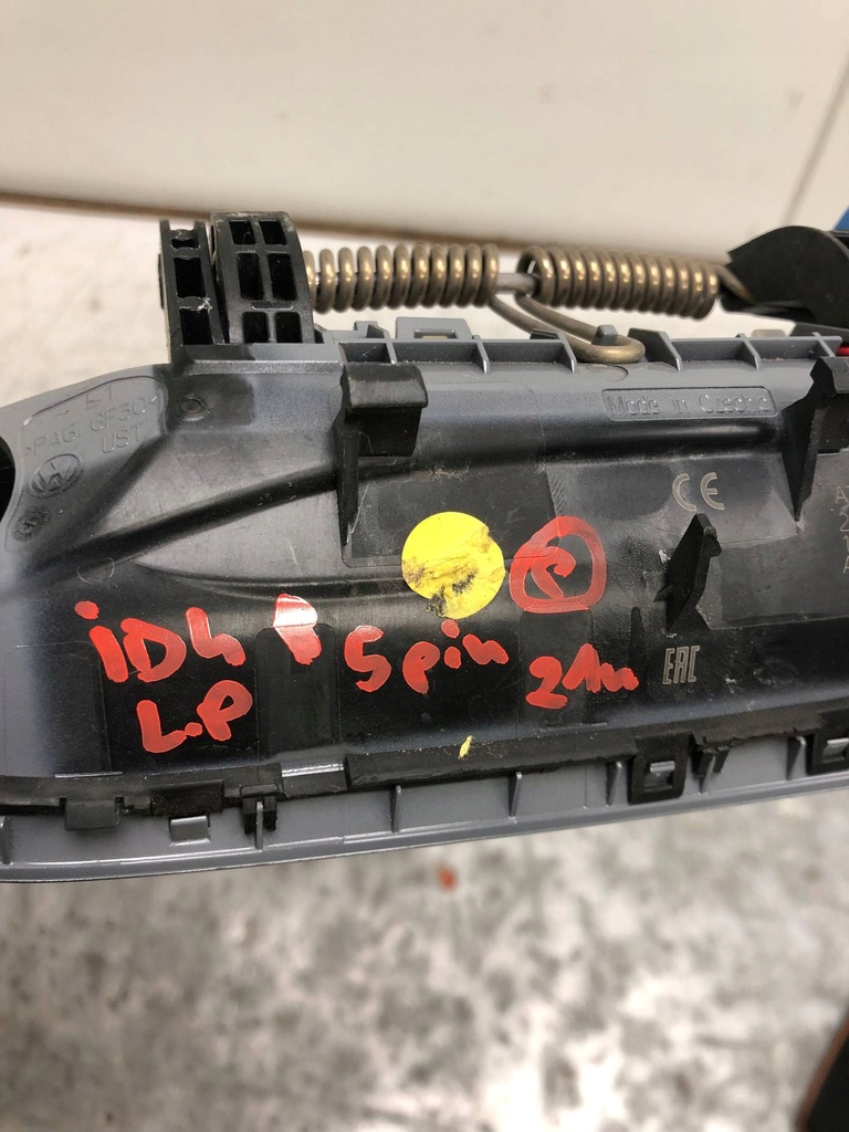 фото №7, Ручка зовнішня 5 pin лівий перед vw id4 id.4