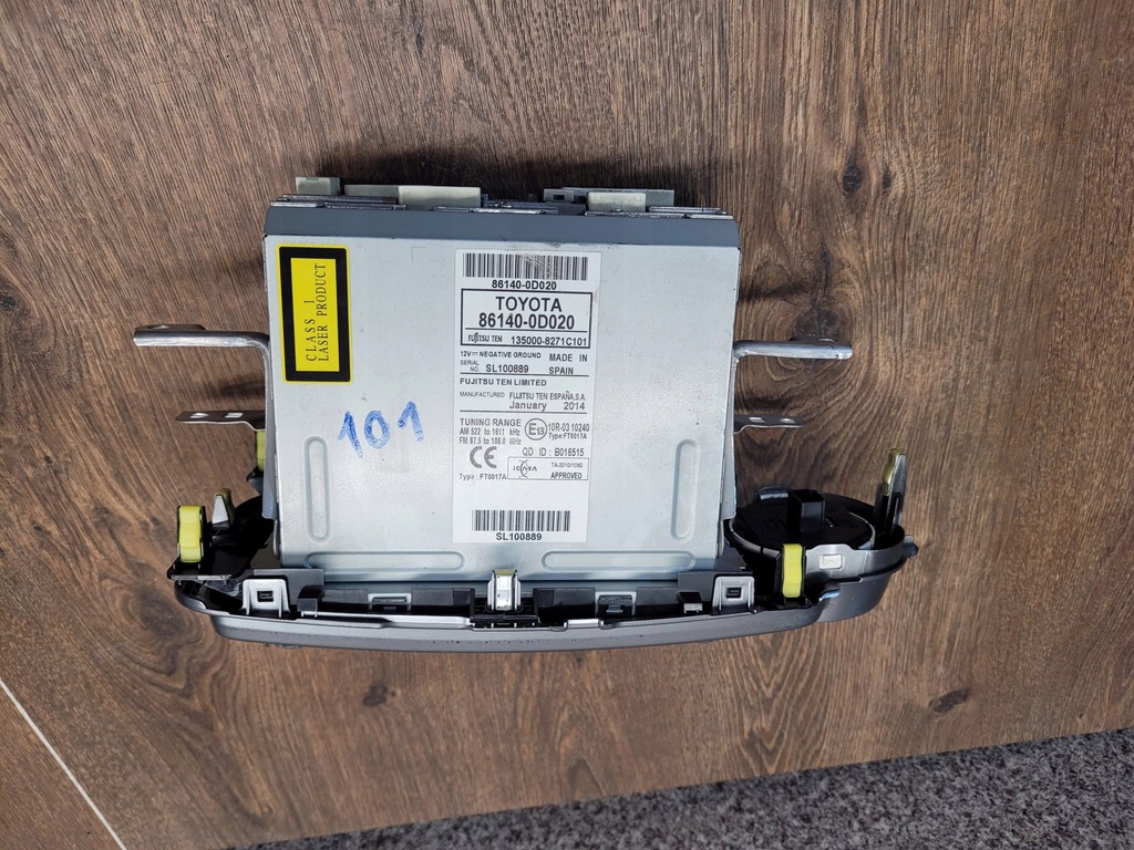 фото №6, Радіо toyota yaris iii 86140-0d020