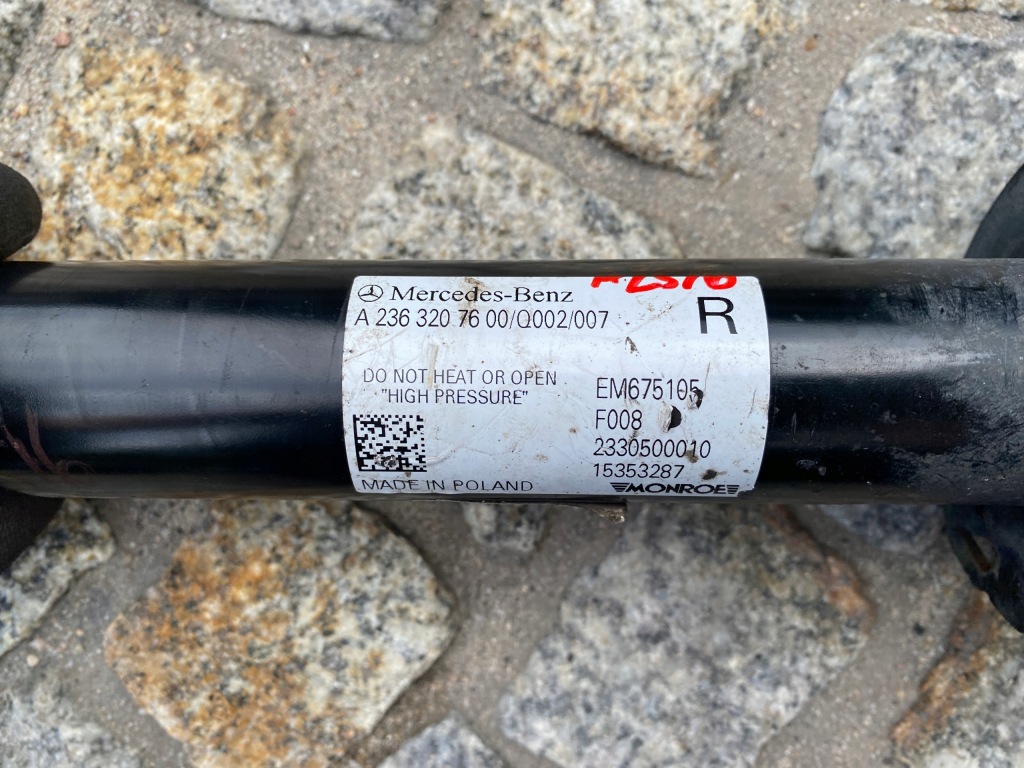 Mercedes 236 cle амортизатор перед 2363207500 2363207600 оригінал в Україні
