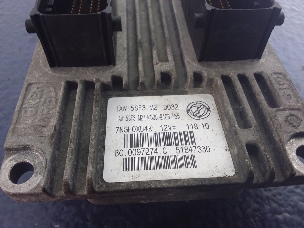 фото №4, Fiat grande punto 1.4b блок управления двигателя 51847330