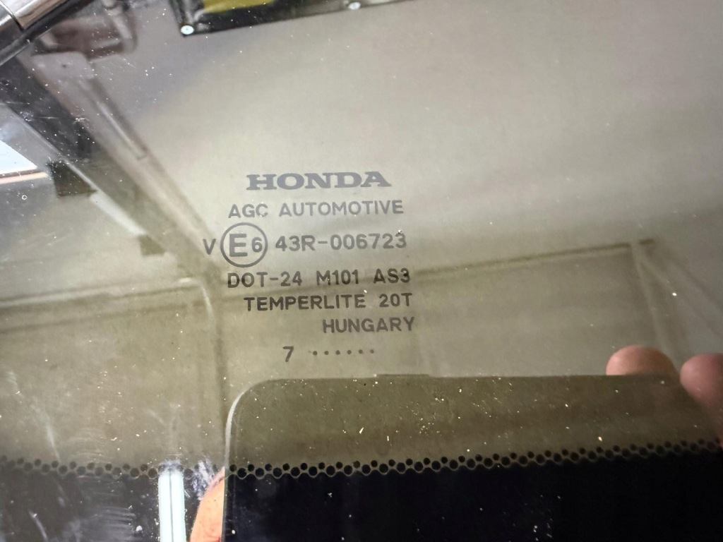 фото №3, Honda cr-v iii стекло кузовная левая задняя хром 2007 as3