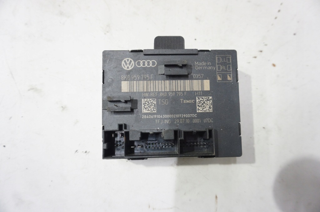 фото №1, Модуль блок управления дверь 8k0959795f volkswagen audi seat skoda