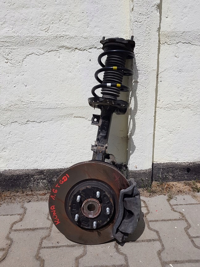 фото №1, Hyundai kona амортизаторна стійка поворотний кулак права перед 1,6