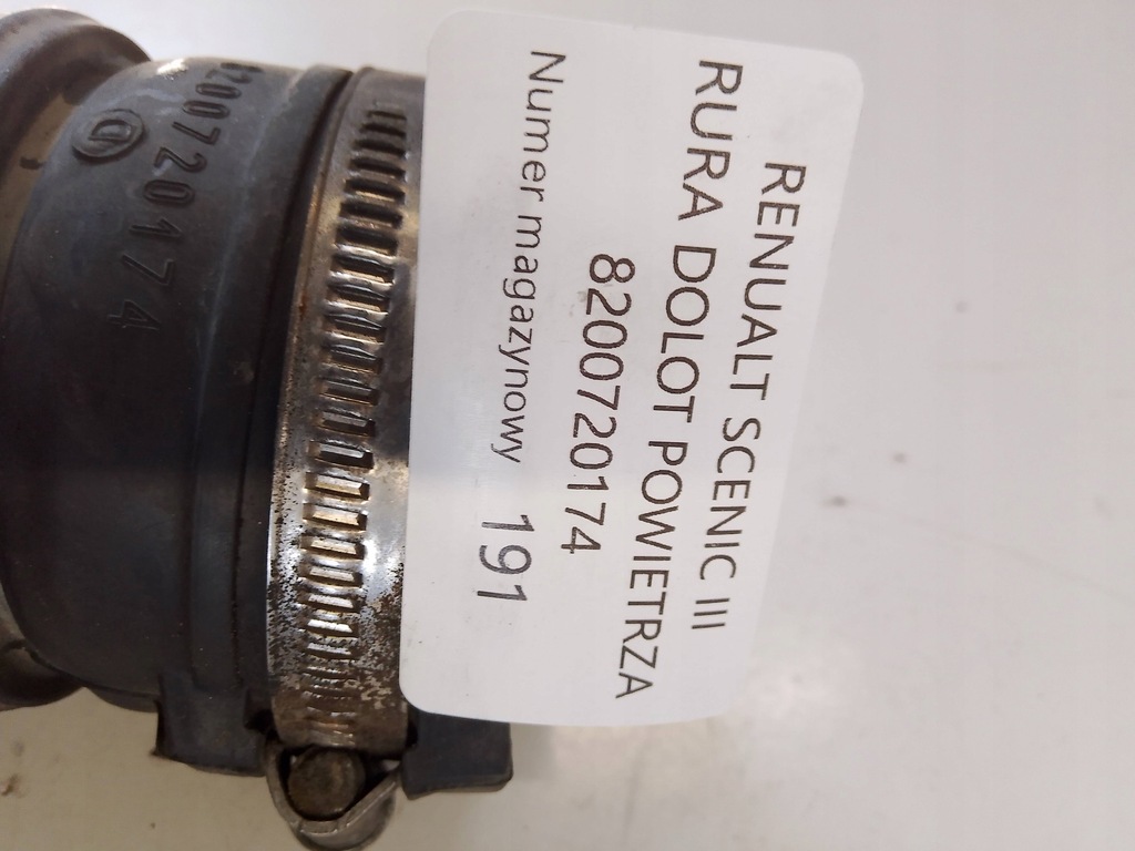 фото №4, Renault scenic iii труба повітрозабірник повітря 8200720174