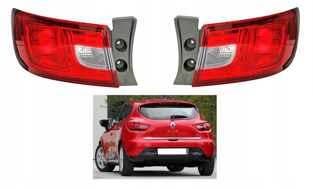 фото №1, 2x лампа задня стоп l+p zew renault clio iv 12-16