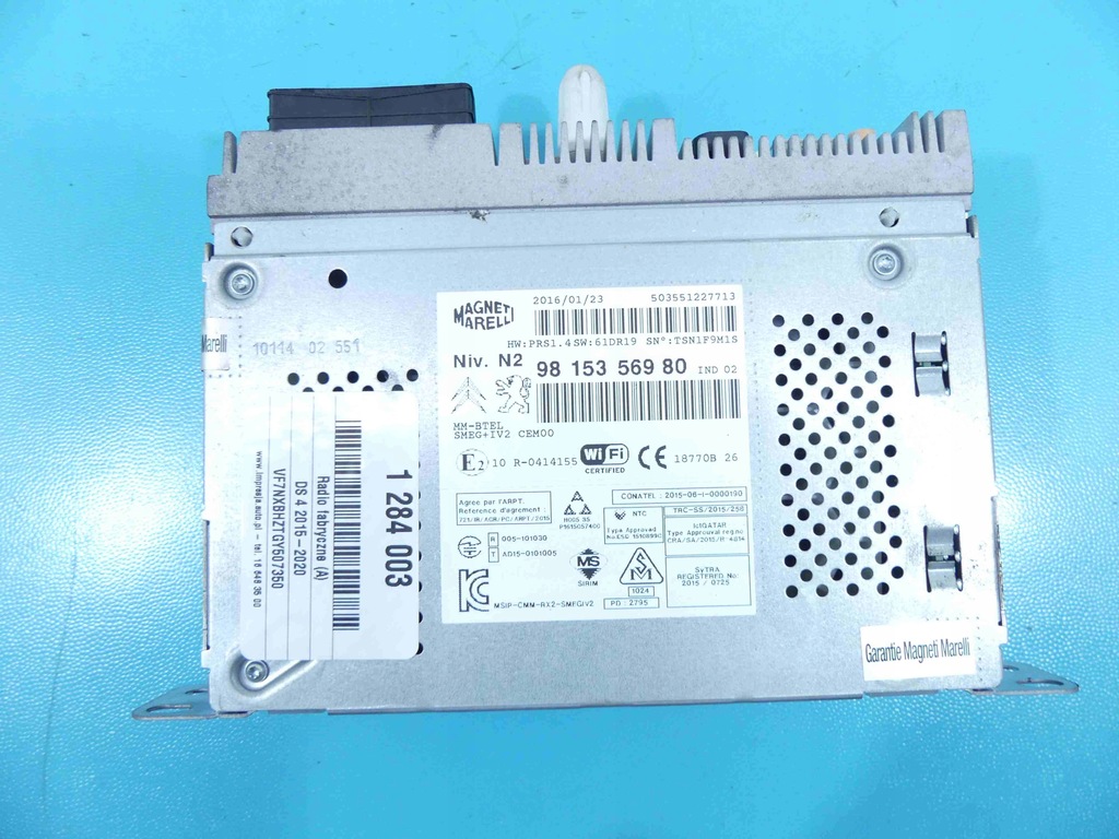 фото №2, Радио заводской citroen ds4 навигация радиопроигрыватель