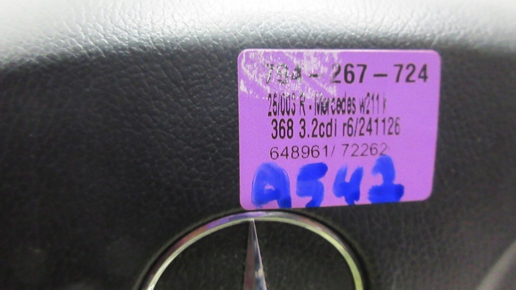 фото №14, Mercedes w211 e-klasa anthrazit воздуховод подушка