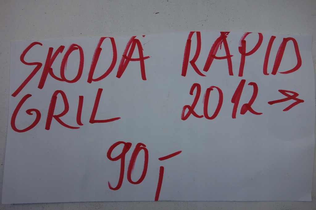 фото №5, Решітка радіатора решітка радіатора skoda rapid 12- 5ja853668