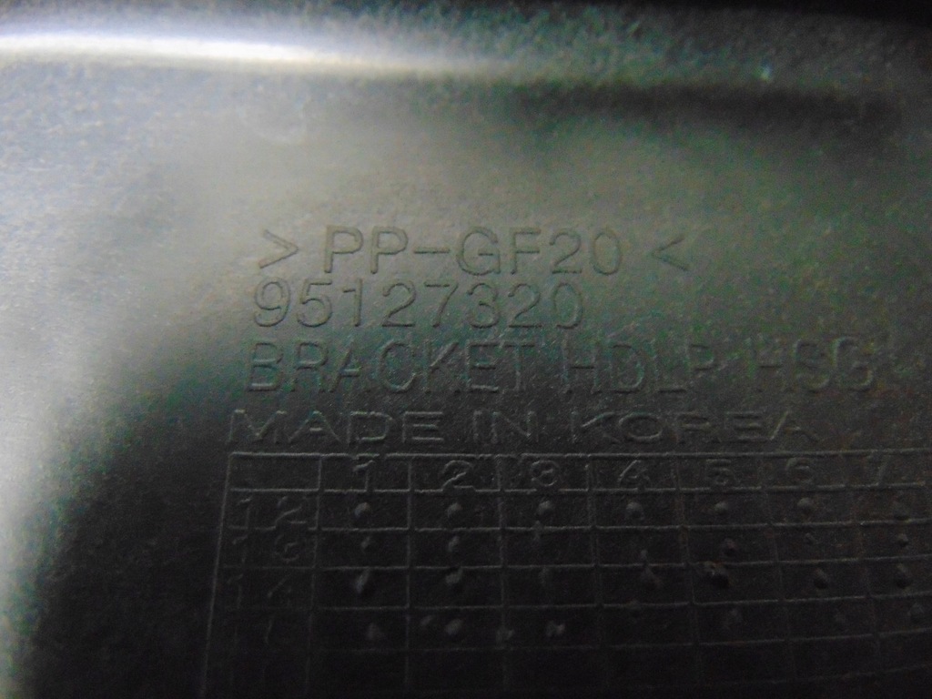 фото №7, Направляющая кронштейн лампы перед правый opel mokka 1