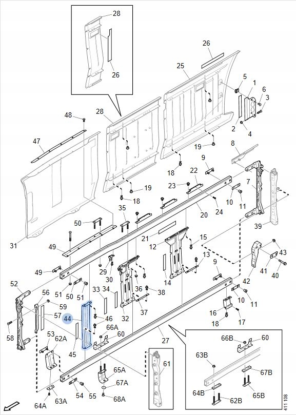фото №4, Кронштейн кронштейн радара scania ngs r s p g 2519465 b-b