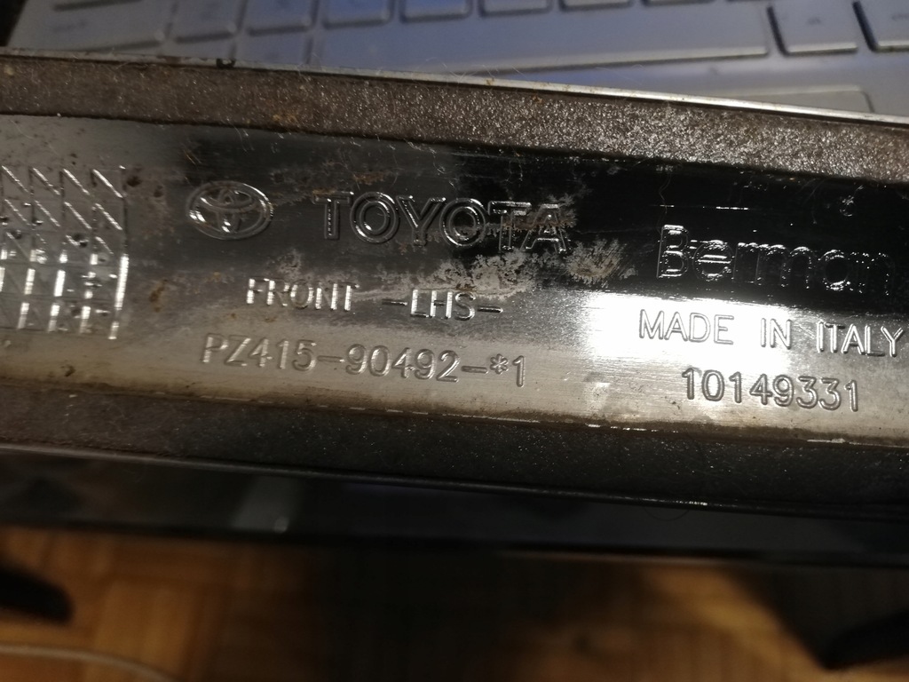 фото №6, Молдинг дверь левый перед toyota aygo ii 2 14- 23 хром pz415-90492 1