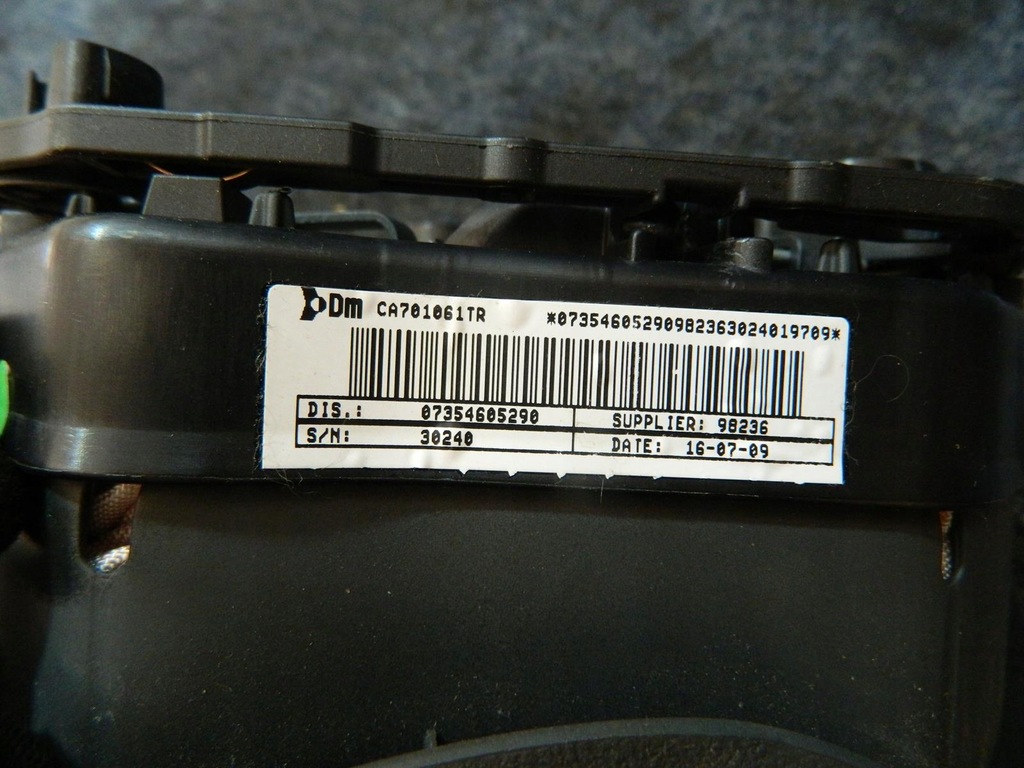 фото №6, Подушка подушка безопасности руля citroen nemo 2007- левая