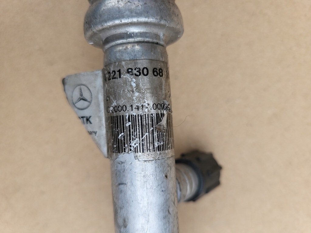 фото №7, Шланг wąż кондиціонера трубка mercedes s w221 s500 оригінальний номер eu