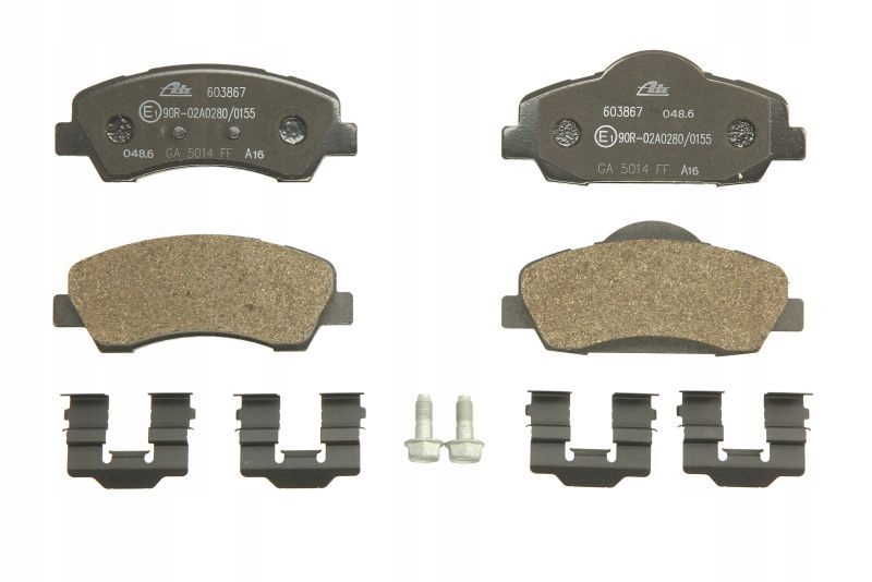 фото №10, Ate 13.0460-3867.2 набор тормозных колодок тормозных, тормоза дисковые