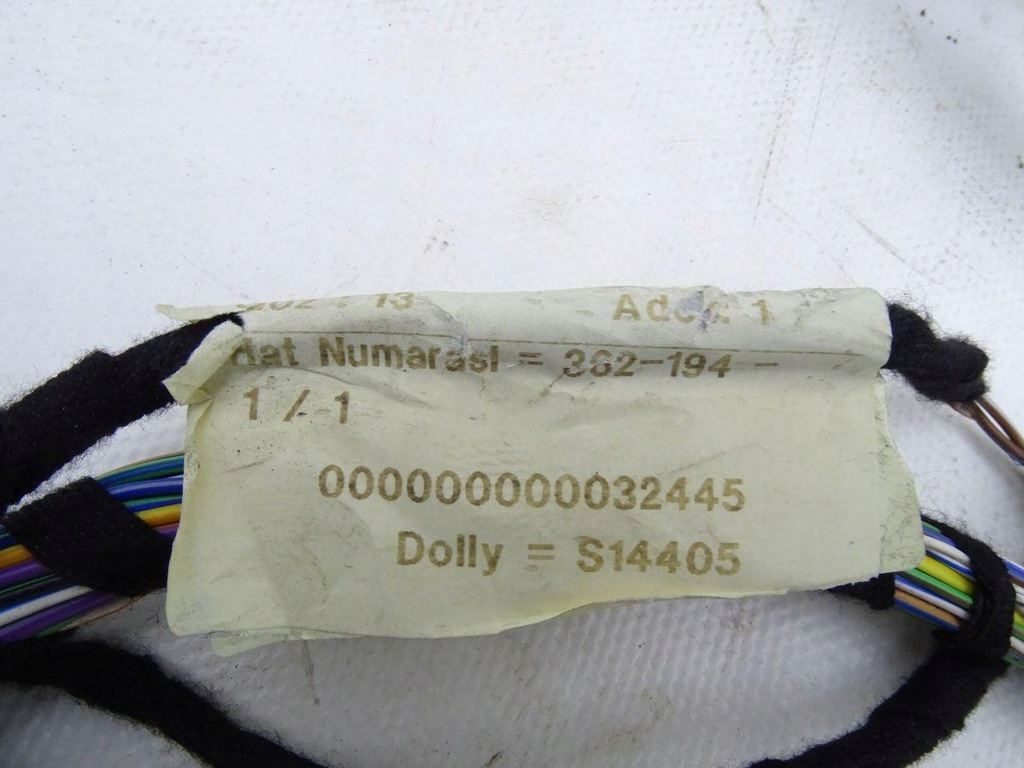 фото №8, Ford transit custom i 12-23 жгут электропроводка дверь задняя #859