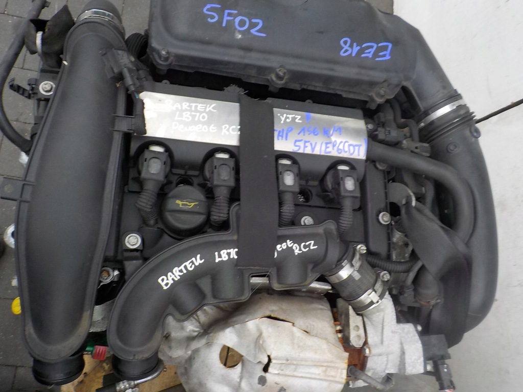 фото №14, Peugeot rcz 12r 1.6 thp 156km двигатель 5fv kompletny film