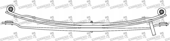 фото №1, Ресора daf schomäcker 29421000, o.e. 1712264