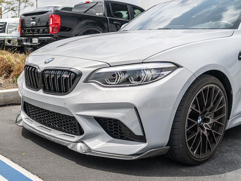 фото №3, Карбоновая накладка сплиттер cs bmw m2 m2c f87