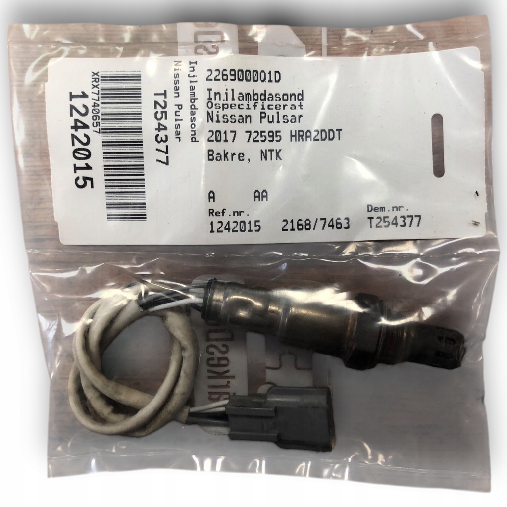фото №1, Nissan pulsar датчик лямбда-зонд 2269000q1d