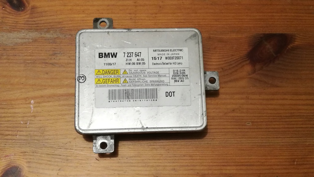 фото №1, Bmw f10 f07 e90 кассета модуль преобразователь ксенон
