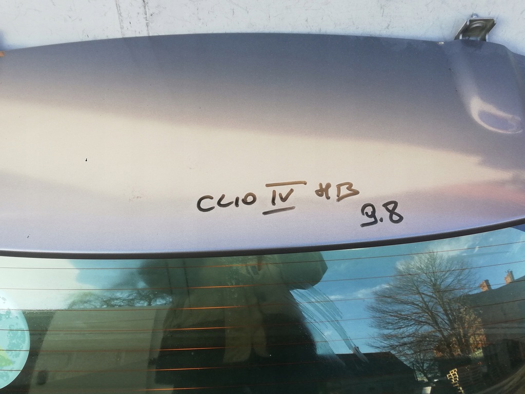 фото №8, Задняя крышка багажника renault clio iv 12-16 hb