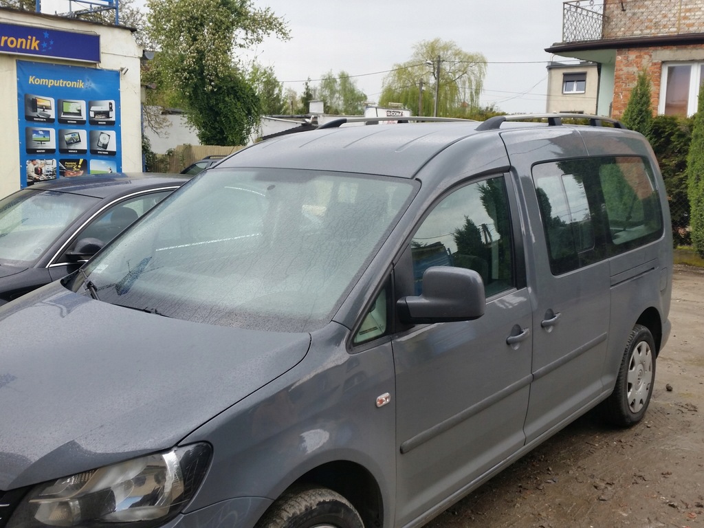 фото №6, Vw caddy maxi 2010-2020 рейлінги дахові багажник mocne super