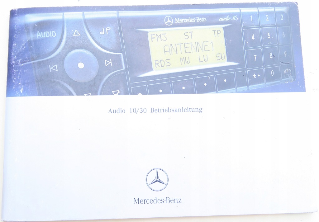 Купити Інструкція радіо аудіо 10/30 mercedes w140 w210 w208