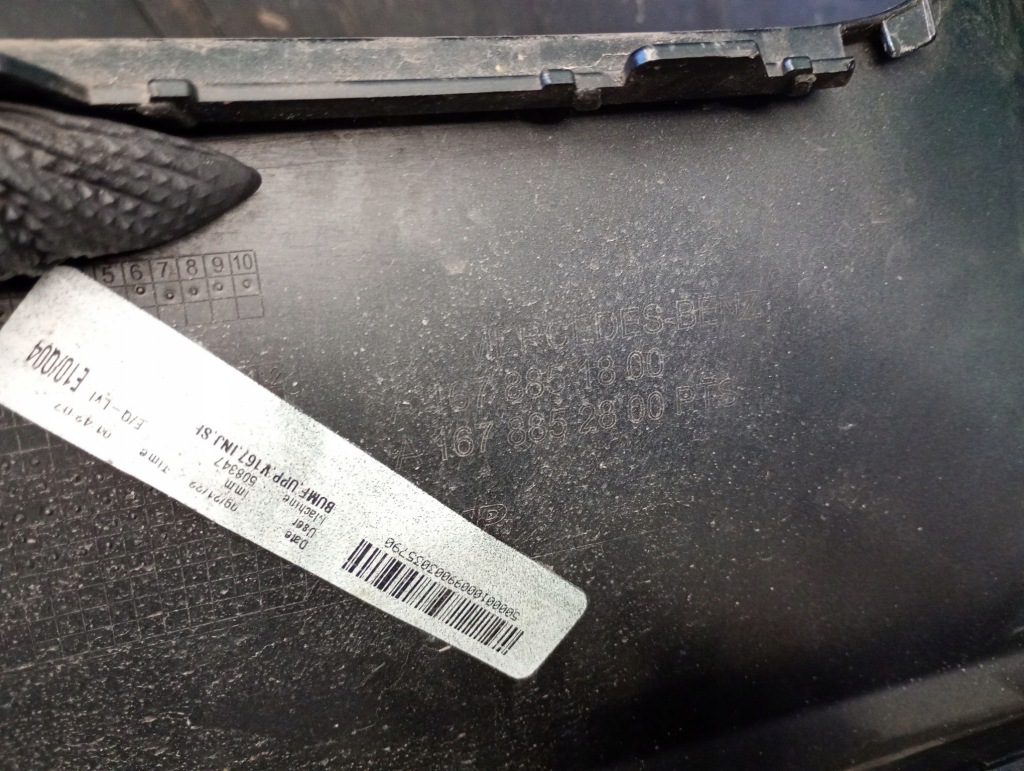 фото №11, A1678851800 бампер перед mercedes gle w167 19- зелений