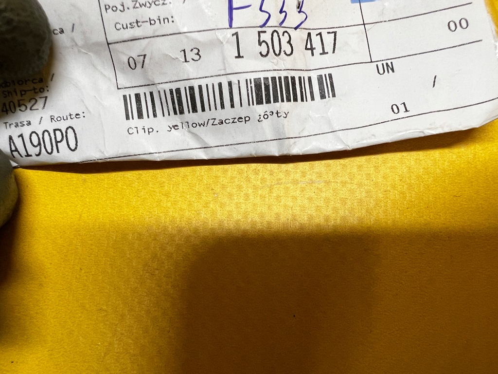 фото №4, 6 x кліпса оббивка бічний задня mini r50 r52 r53 r56 r58 r59 nowa oem