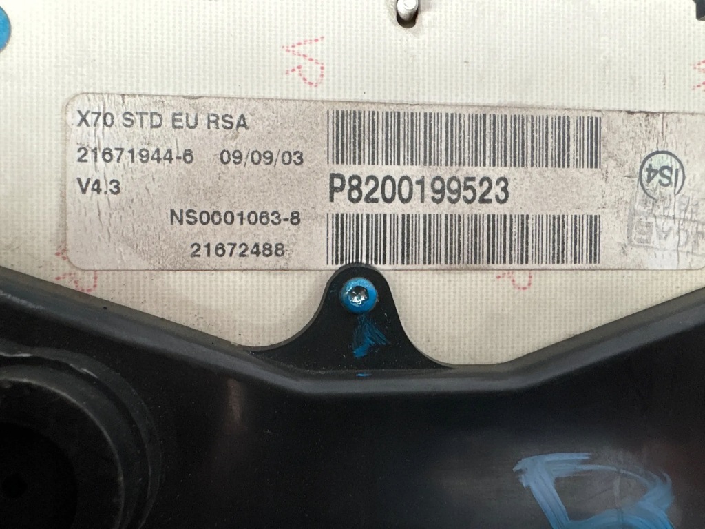 фото №4, Лічильник спідометр renault master p8200199523