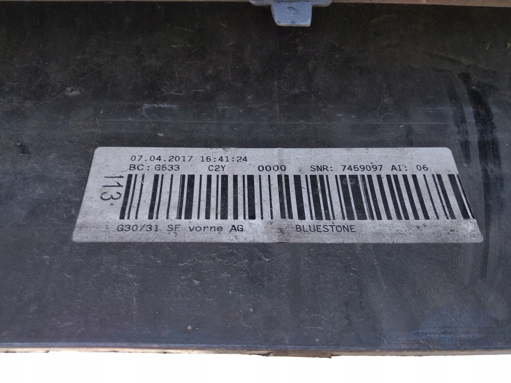 фото №10, Bmw 5 g30 g31 17- бампер перед передній