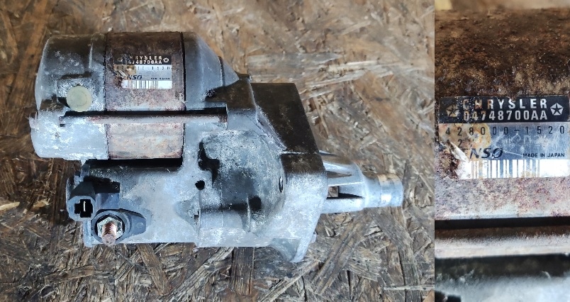 фото №1, Стартер chrysler pacifica 3.5 v6 pb 04748700aa