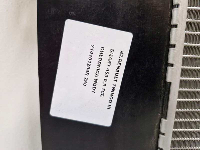 Renault twingo 3 3 smart 453 0.9 tce радіатор води 214101206r Ціна