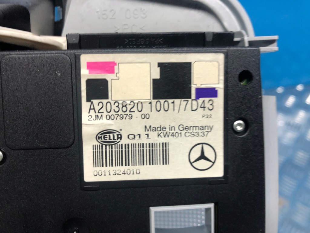 фото №4, Mercedes w203 лампа освещение кабины