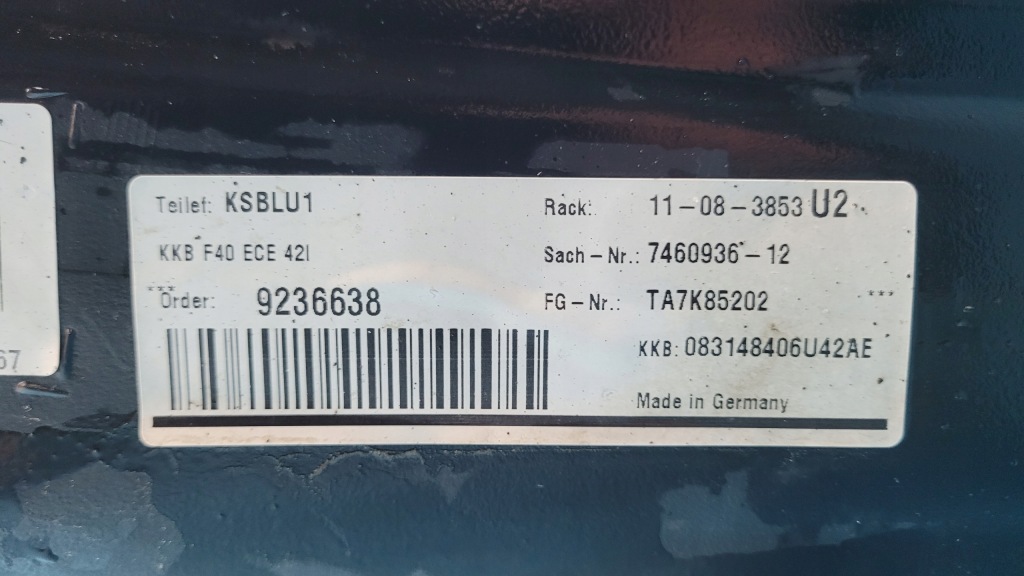 фото №15, Bmw 2' f44 gran coupe 22r бак bak топлива 7460936 насос топлива 7300472