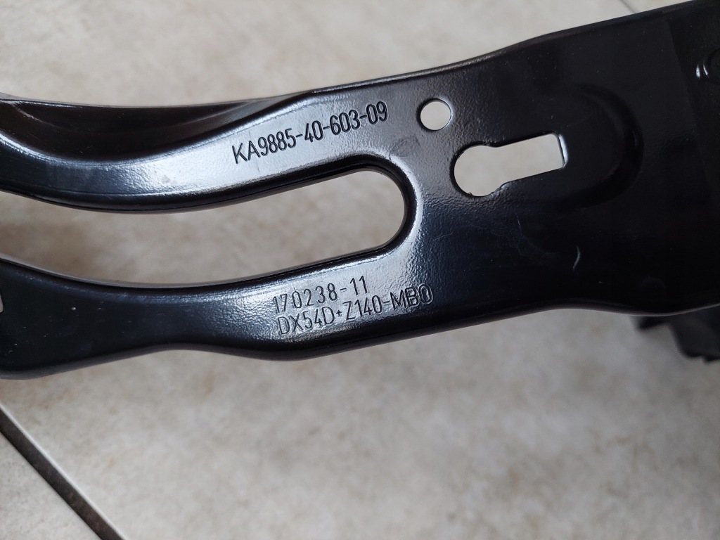 фото №10, Кронштейн поперечина - панель фары левый - клаксон - bmw 1 f20 f21 - bmw 3 f30 f31